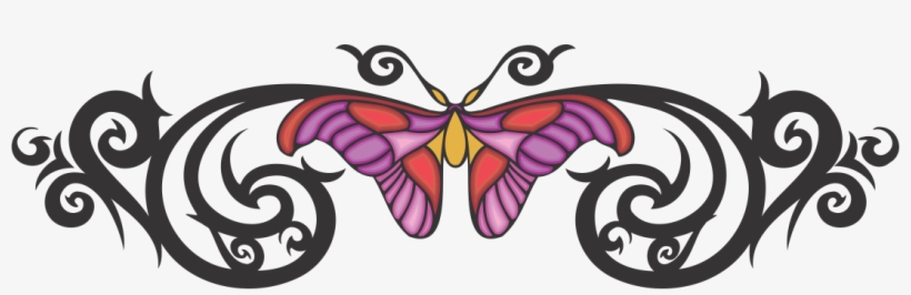 Hotsigns And Decals - Dibujos De Mariposas En Blanco Negro, transparent png