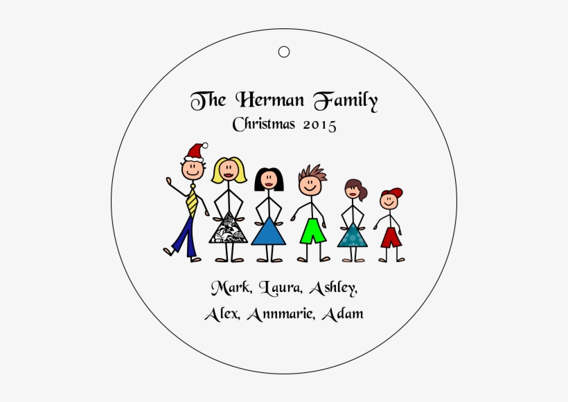 Stick Family Ornament - Little San Salvador Island, transparent png