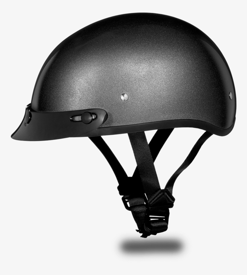 D - O - T - Daytona Skull Cap- Gun Metal Grey Metallic - Daytona Helmet D.o.t. Daytona Skull Cap- Gun Metal, transparent png