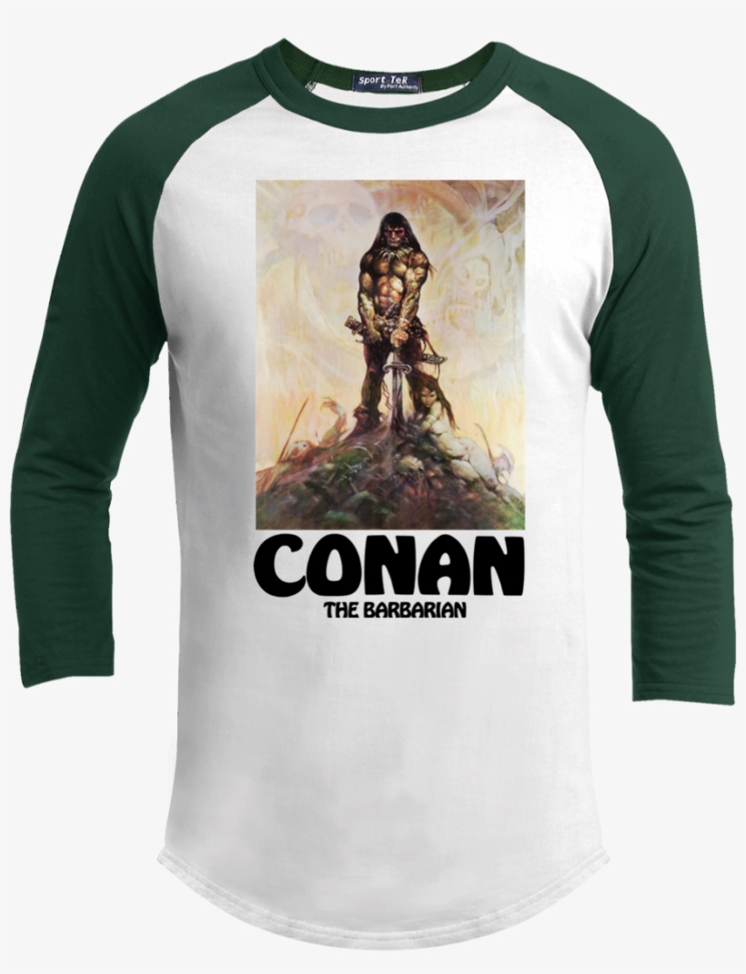 Conan The Barbarian Retro 1980 039 S Movie - Raglan Sleeve, transparent png