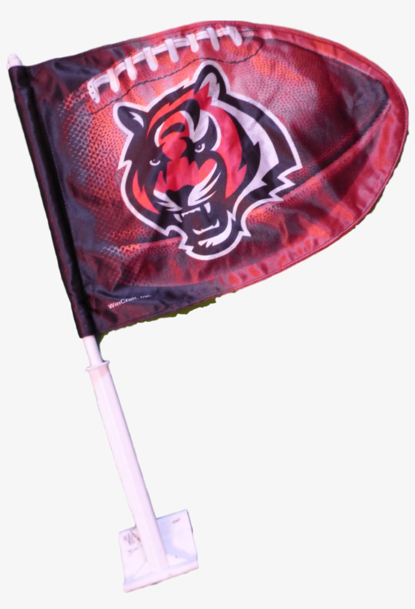 Bengals Car Flag - Cincinnati Bengals Carbon Fiber Design Deluxe Laser, transparent png
