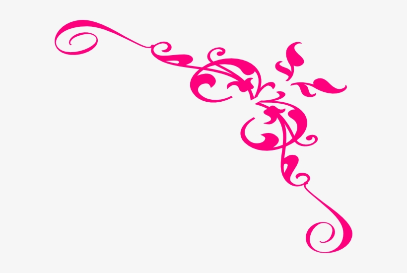Pink Swirls Clipart Pic 18 Clipart - Clip Art, transparent png