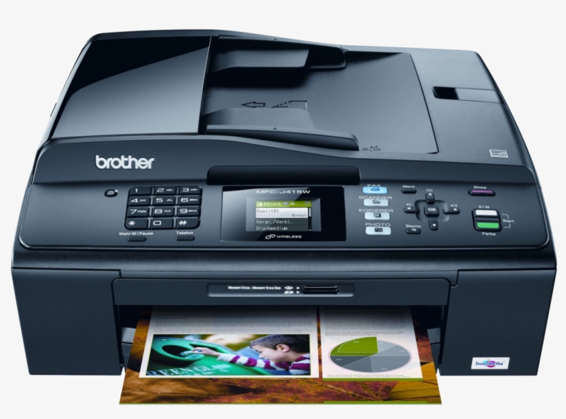 Brother Mfc J415 - Printer Brother Mfc J415w, transparent png