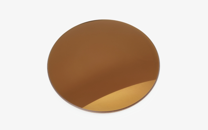 Coppertone Brown Gold Mirror - Circle, transparent png