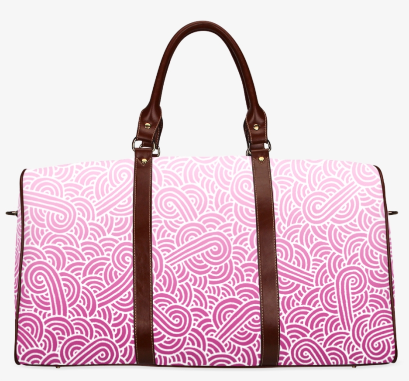 Ombre Pink And White Swirls Doodles Waterproof Travel - Personalized Wall Tapestry Ombre Purple And White Swirls, transparent png