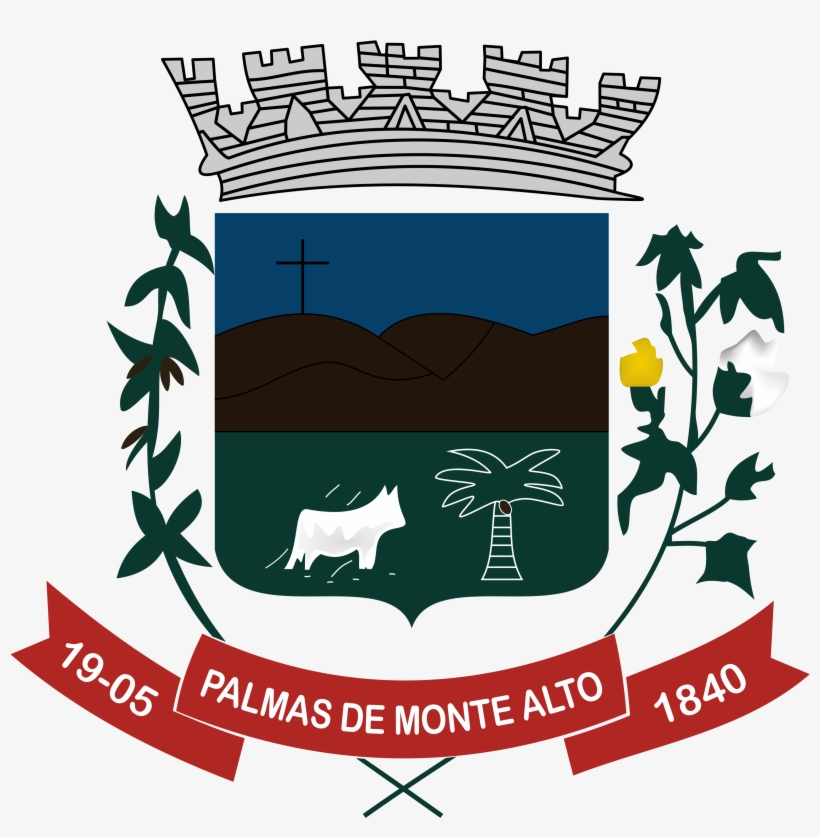 Brasão Palmas De Monte Alto - Brasão De Palmas De Monte Alto, transparent png