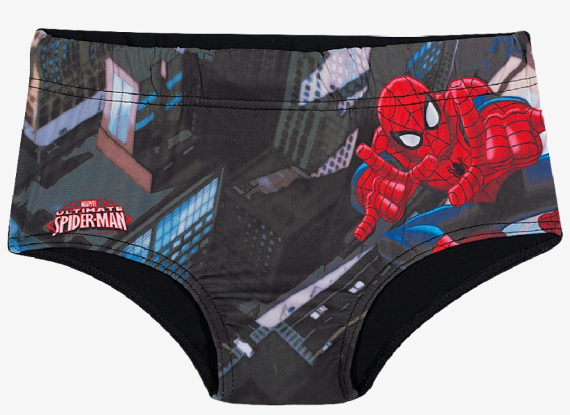 Sunga Infantil Homem Aranha Preta - Spider-man, transparent png