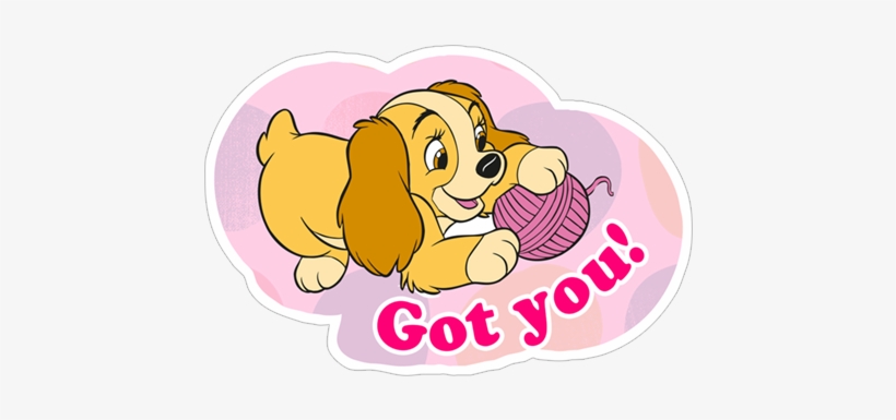 Viber Sticker « Lady And The Tramp» - Lady And The Tramp, transparent png