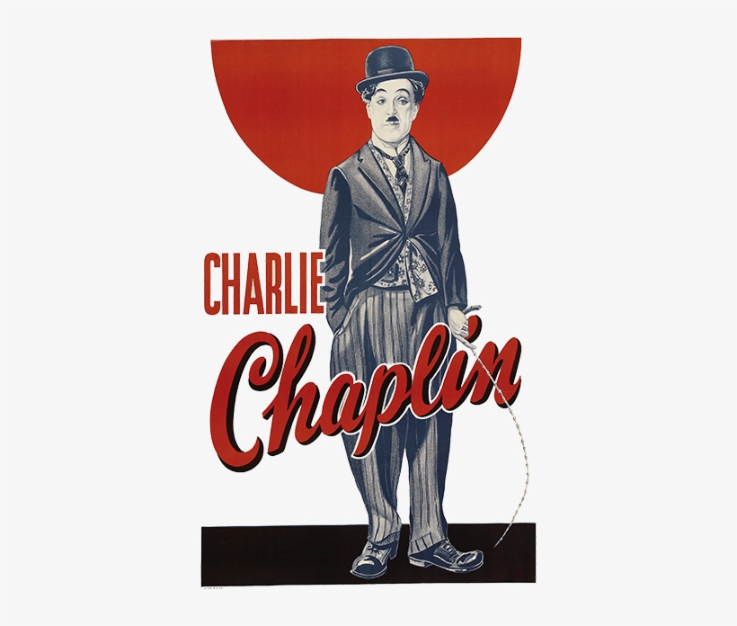 Vinilo Decorativo Poster Charlie Chaplin - Charlie Chaplin Poster, transparent png