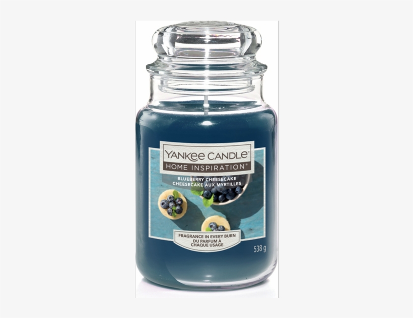 Large Yankee Candle Blueberry Cheesecake Scent, Was - Yankee Candle Blueberry Cheesecake, transparent png