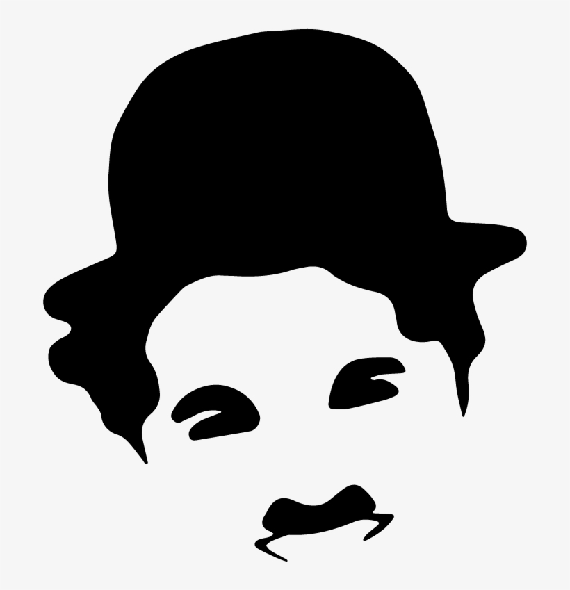 Charlie Chaplin Png Transparent Image - Silhouette Chaplin, transparent png