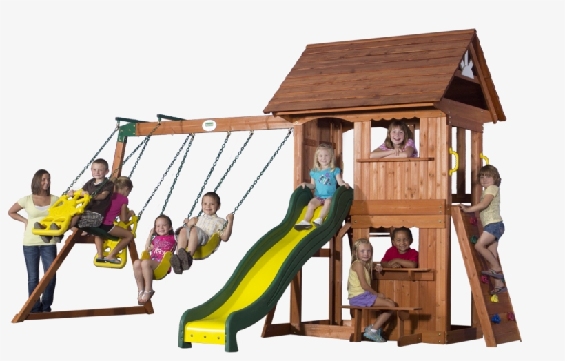 Alpine-1200x680 - Wood Swing Set With Slide And Glider, transparent png