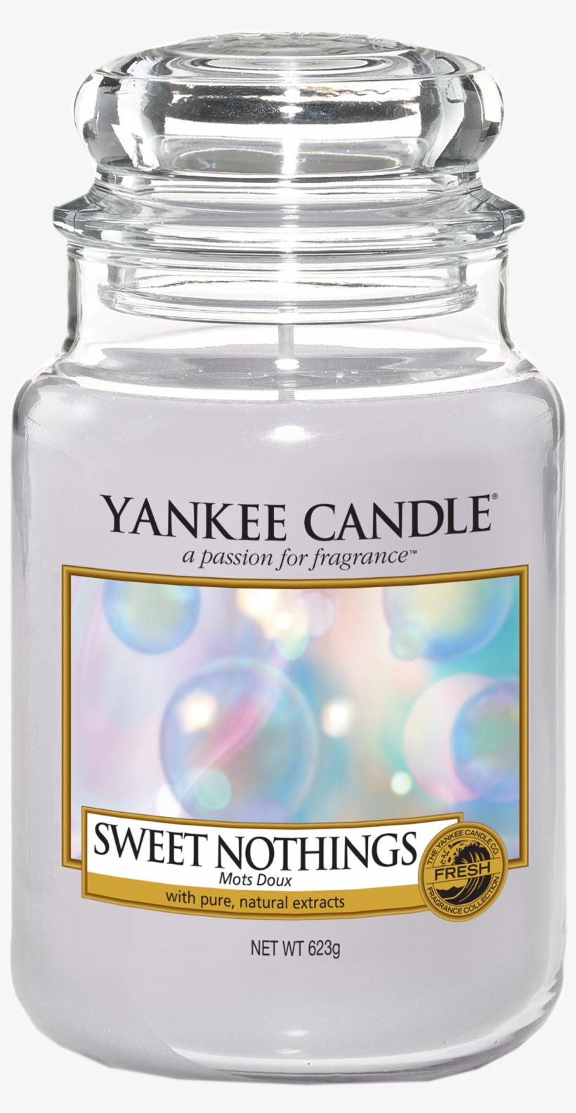 Mots Doux Bougie Grande Jar Yankee Candle - Yankee Candle Sweet Nothings, transparent png