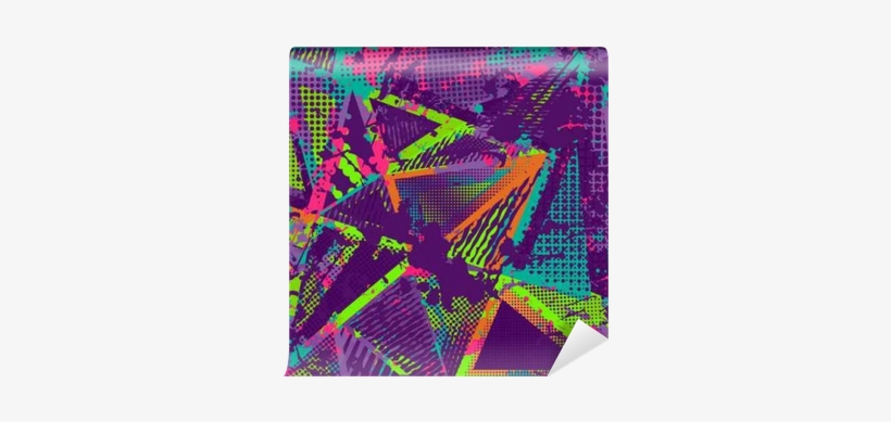 Scuffed Drop Sprays, Triangles, Dots, Neon Spray Paint, - Aerosol Paint, transparent png