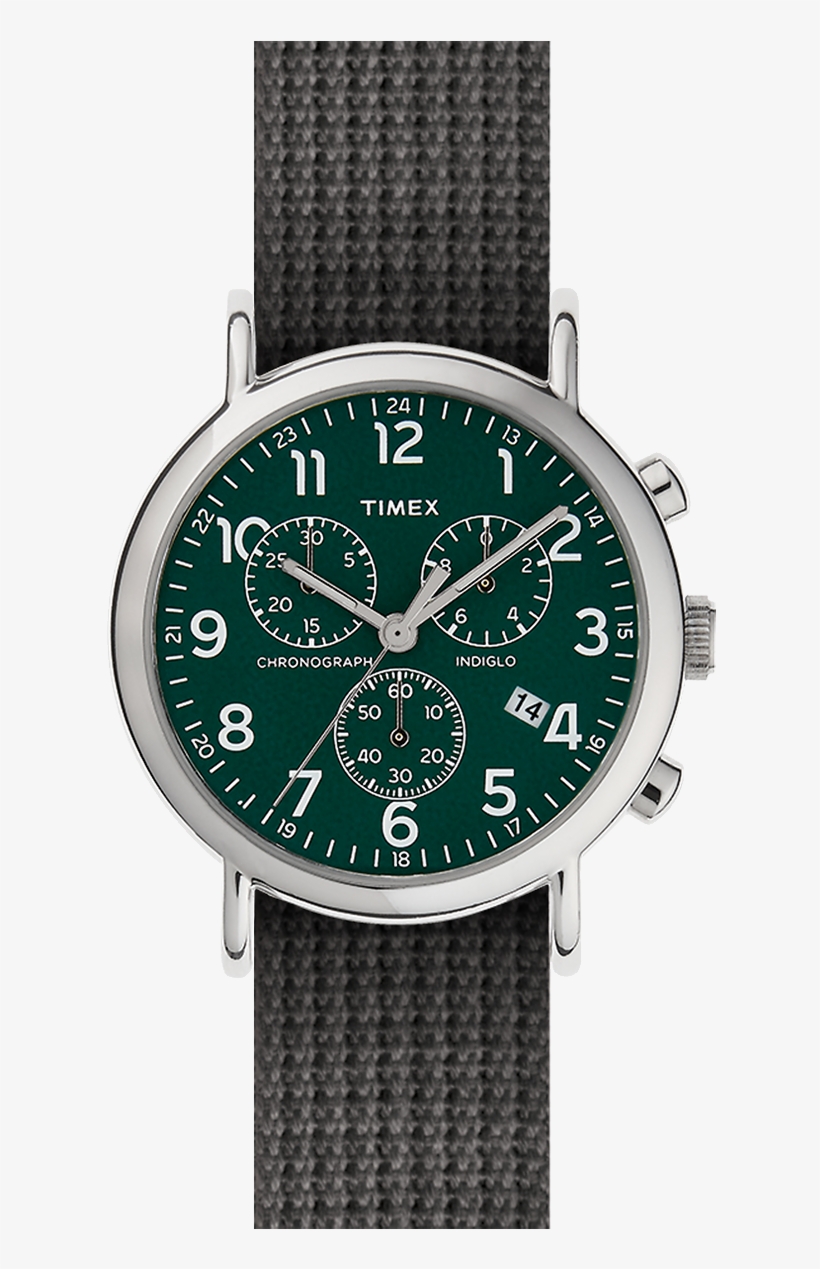 Weekender Chronograph 40mm Fabric Strap Watch Large - Timex Weekender Chrono, transparent png