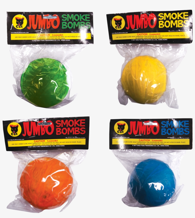 Jumbo Smoke Bombs - Black Cat Fireworks Smoke, transparent png