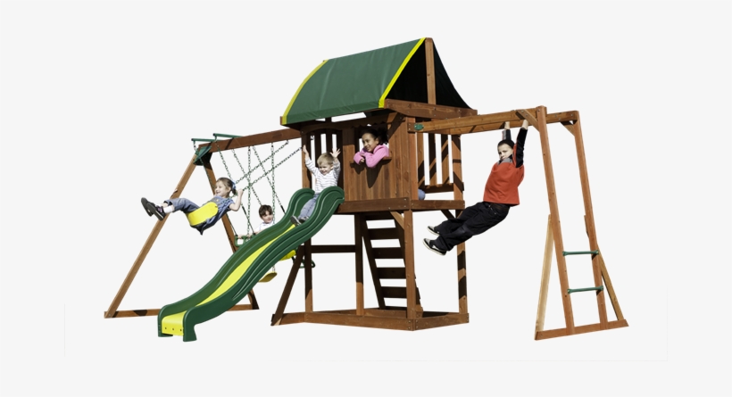 Backyard Discovery Aspen All Cedar Wood Playhouse, transparent png