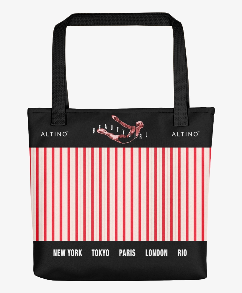 Black - - Altino Tote Bag - #a88ea3 - Bubble Gum Deep Mint Chocolate, transparent png