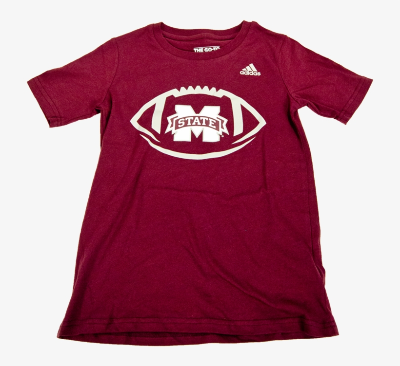 Adidas Kids Pigskin Banner M Football Outline Short - Mississippi State, transparent png