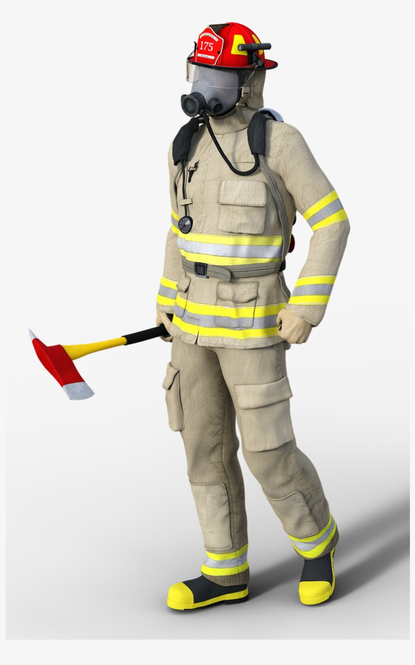 Fire Man Respiratory Protection - Stock.xchng, transparent png