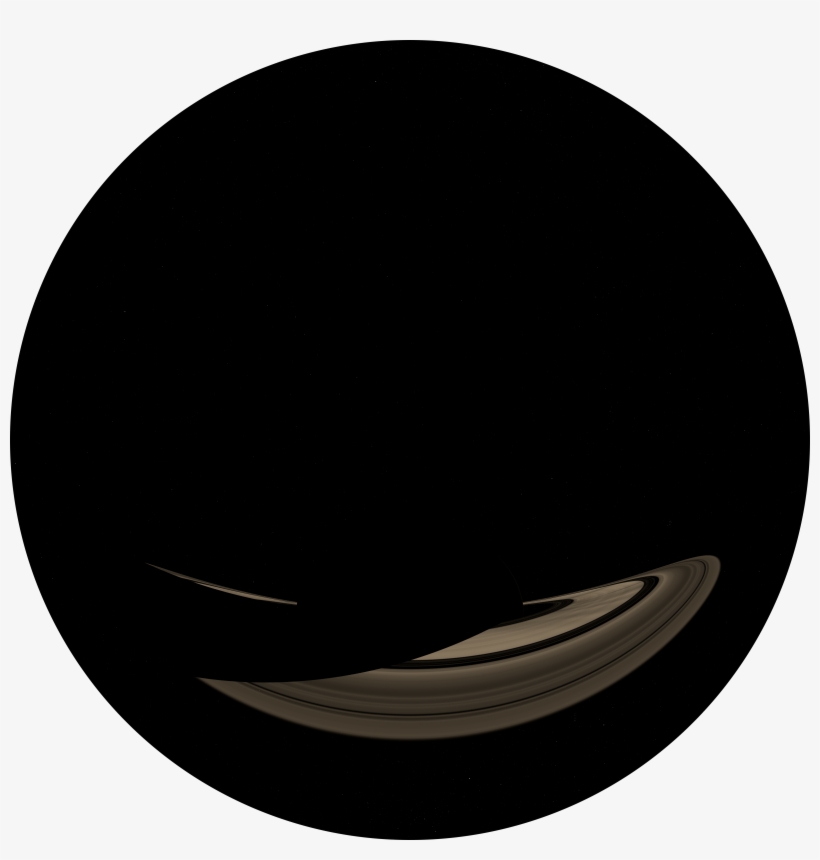 The Rings Of Saturn Observed From An Orbit - Valley, transparent png