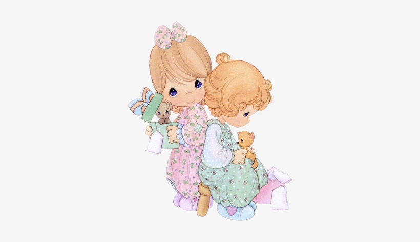 Precious Moments Png - Precious Moments Sisters, transparent png