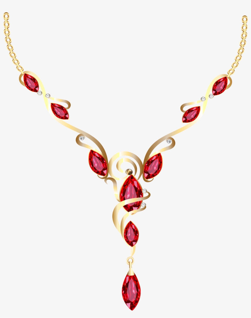 Gold Diamond Necklace Png Image, transparent png