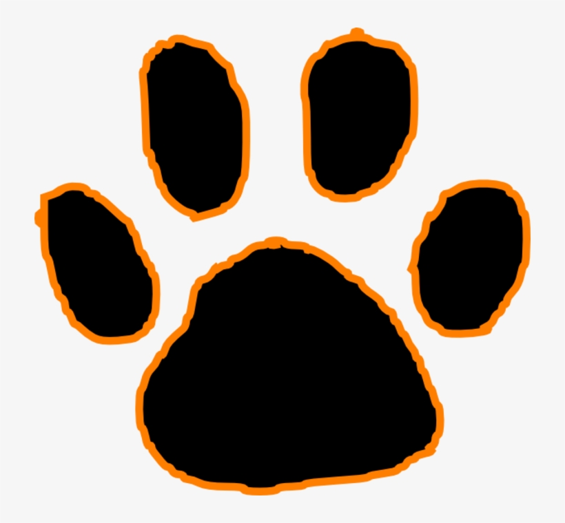 Print Frees That You Can Download To Orange Paw Print Clip Art