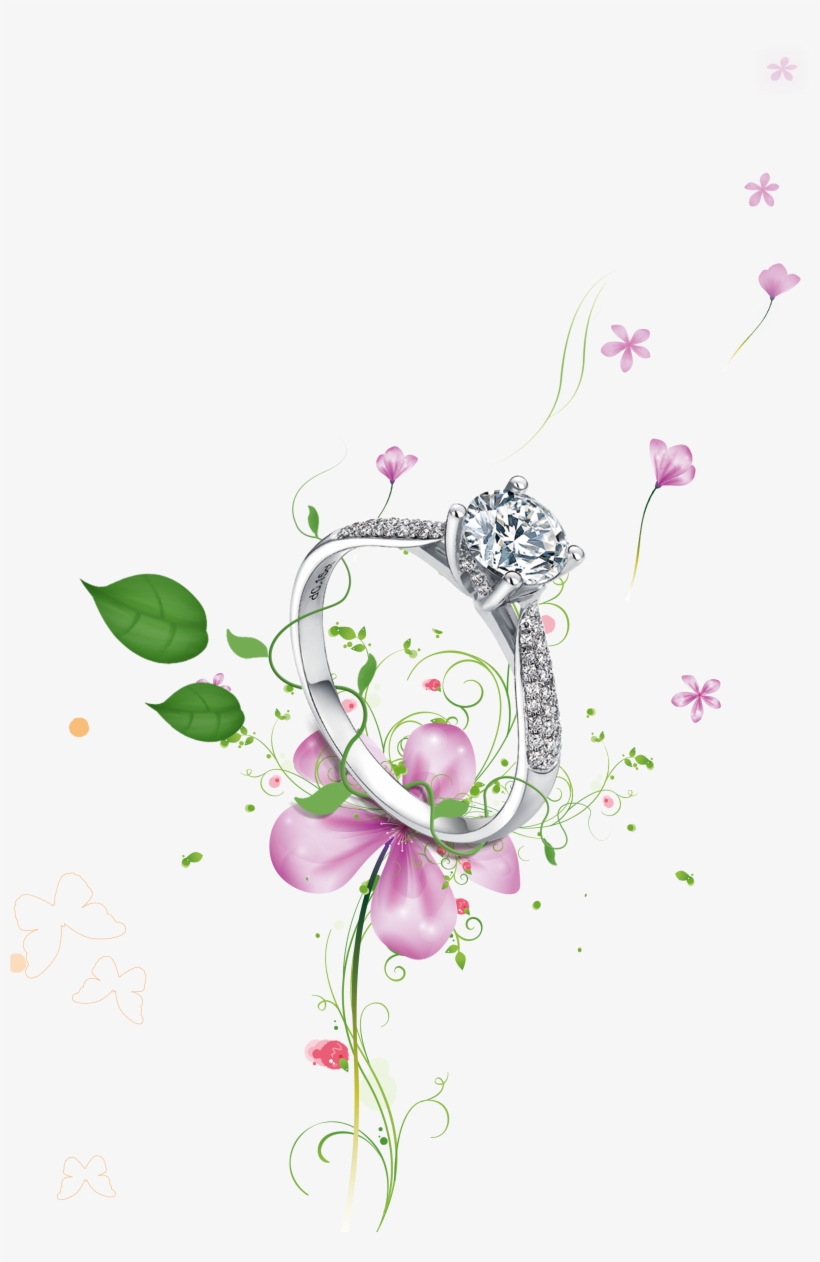 Falling In Love Wedding Ring Diamond - 钻石 戒指, transparent png