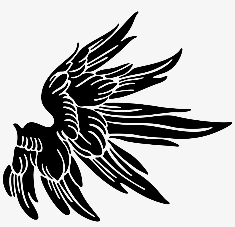This Free Icons Png Design Of Angel Wings Silhouette, transparent png