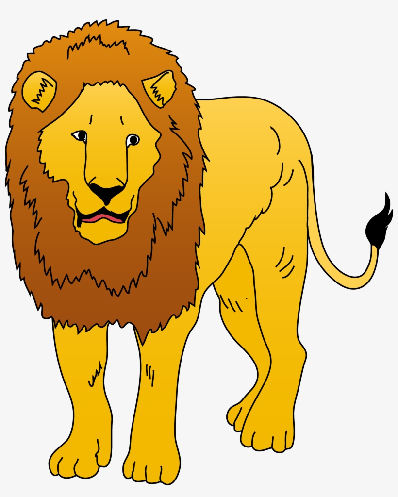 Lion - Clip Art Of Lion, transparent png