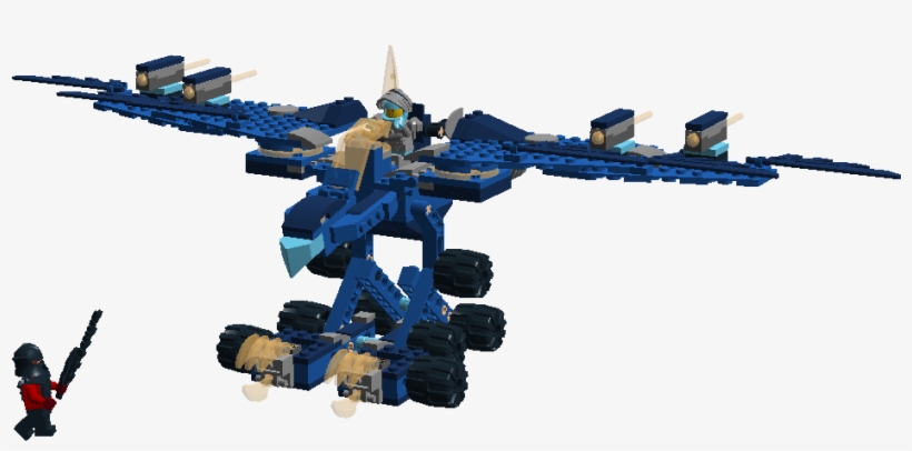 Sawrd's Thunder Eagle - Lego Nexo Knights Eagle, transparent png