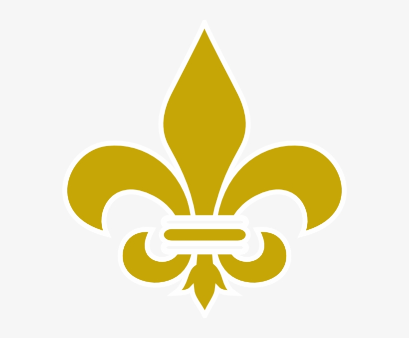 Fleur De Lis Gold, transparent png