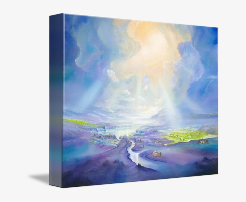 "beams Of Sourcery" By Silvian Sternhagel - Gallery-wrapped Canvas Art Print 14 X 11 Entitled Beams, transparent png