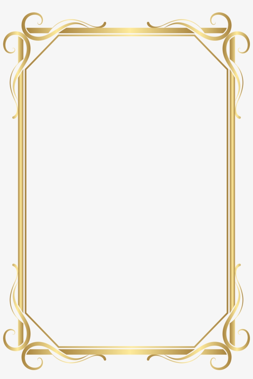 Gold Frame Border Clip Art