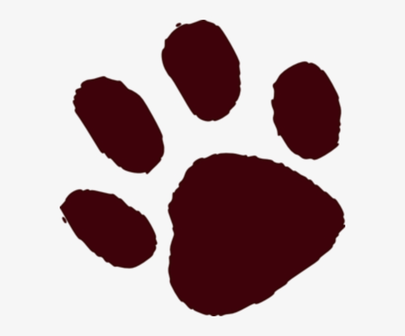 Paw Print Vector - Brown Paw Print, transparent png