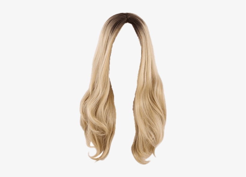 Clothes - Wigs - Balayage Blonde Lace Front Wig Synthetic, transparent png