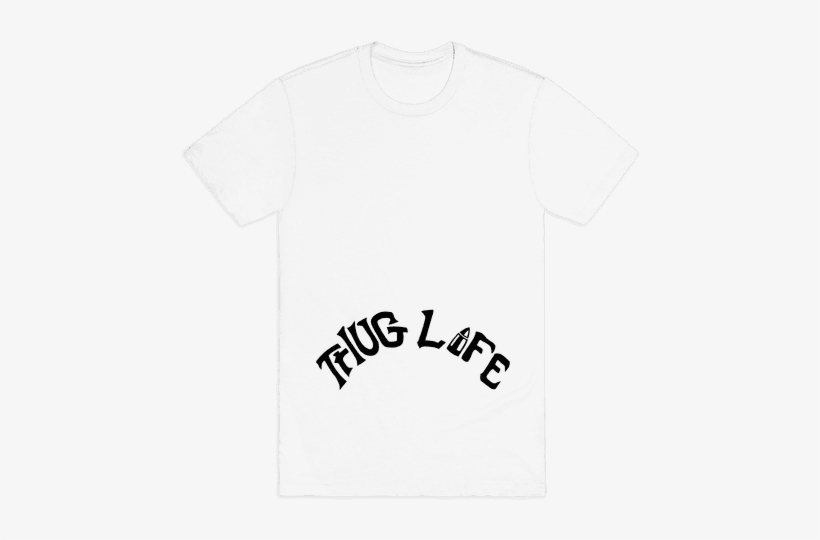 Thug Life Tattoo - Draw A Shirt, transparent png