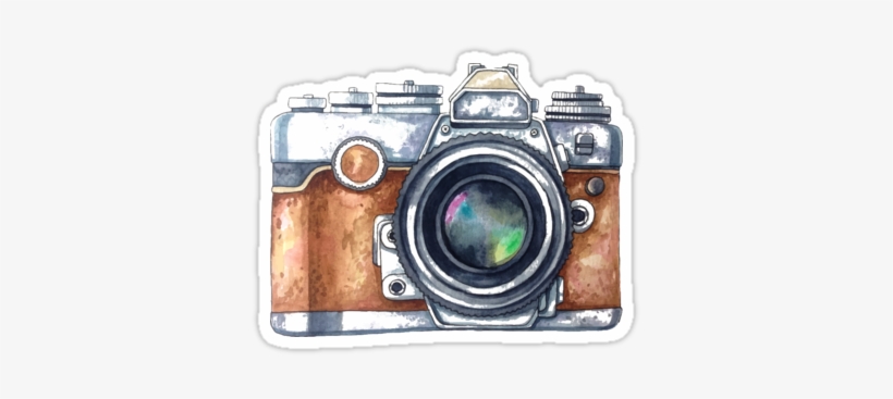 Pillows - Camera Water Color, transparent png