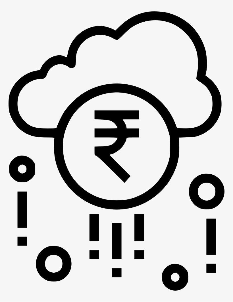 Cloud Earning Fortune Money Raining Success Wealth - Inishmore, transparent png