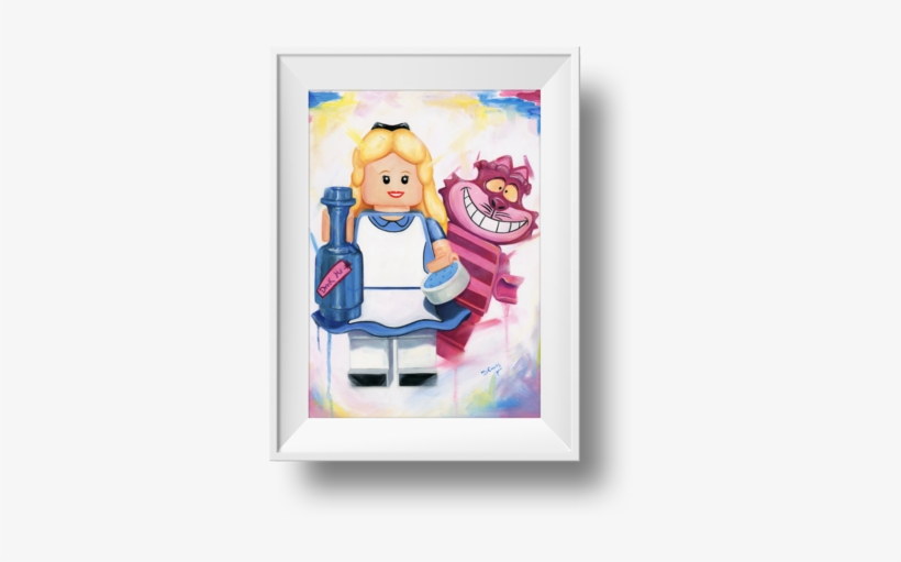 Alice In Wonderland Print - Picture Frame, transparent png