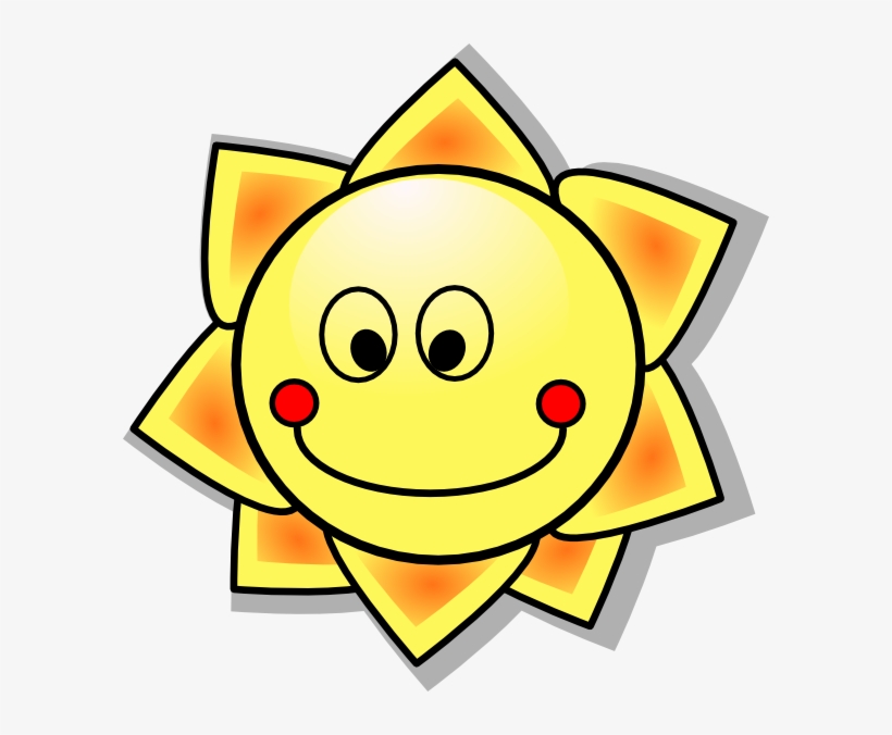 Original Png Clip Art File Smiling Cartoon Sun Svg, transparent png