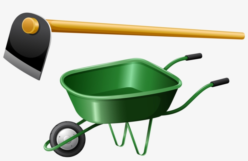 Png Clip Art - Schubkarre Voll Der Blumen-flasche Flachmann, transparent png