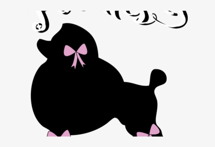 Paw Clipart Poodle - Poodle, transparent png