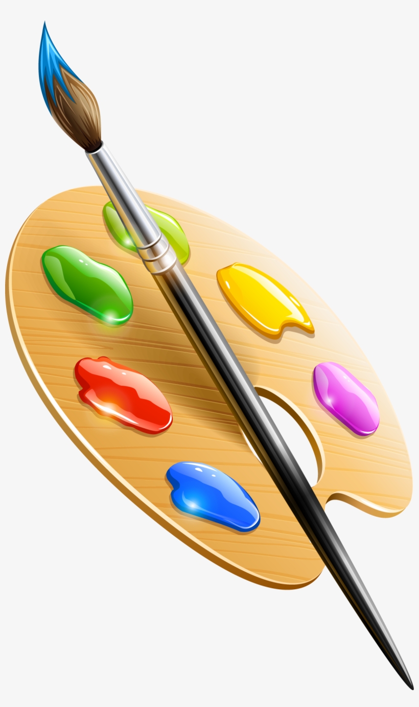 Drawing Brush Logo Png - Paint Brush Drawing Png, transparent png