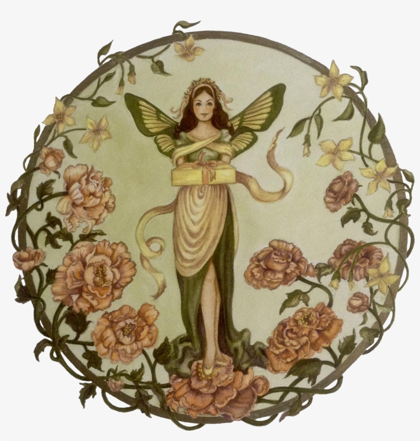 Joanne Mcguire Battiste Butterfly Fairy Lady Bearing - Angel, transparent png