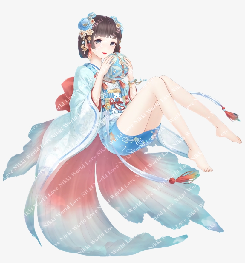 Cloud Goldfish Girl - Love Nikki Miss Goldfish, transparent png