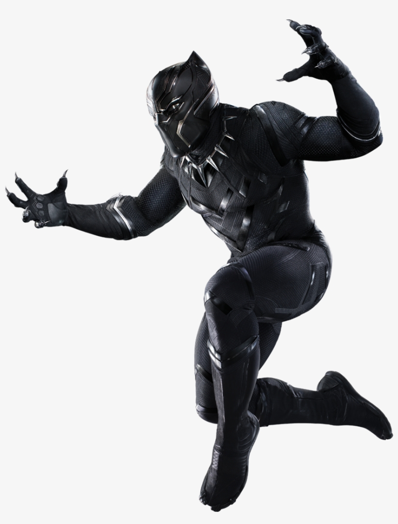 Blackpanther - Black Panther Civil War Png, transparent png