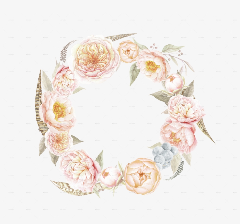 Vector Black And White Stock Bouquets By Larabriffa - Vintage Floral Wreath Png, transparent png