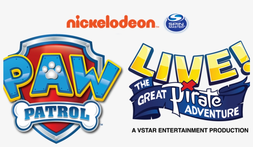Paw Patrol Horizontal - Paw Patrol Live Logo, transparent png